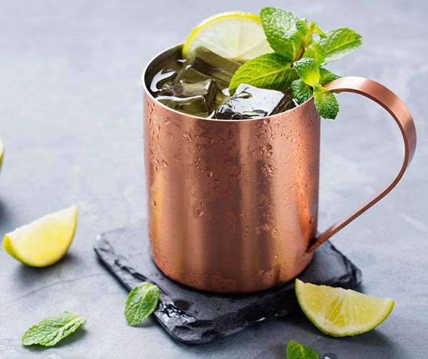 Moscowmule creato con BioGingerBeer di Levico Acque