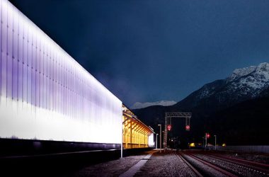 Esterni dello stabilimento di acqua Levico