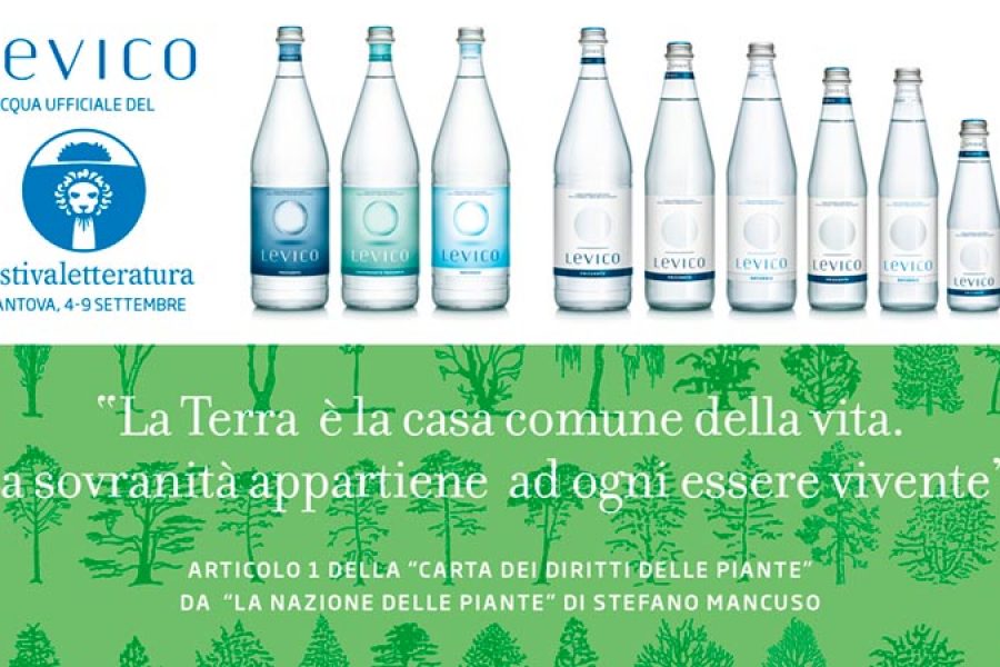 Levico è l’acqua ufficiale del Festival della Letteratura di Mantova