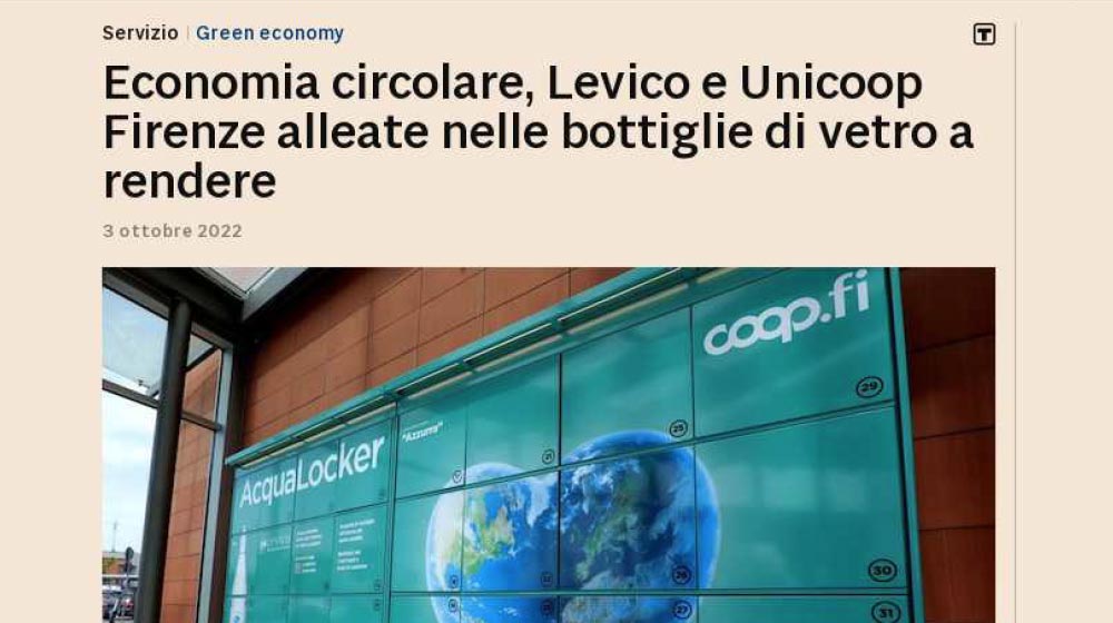 Levico Acque - news - il sole 24 ore acqualocker