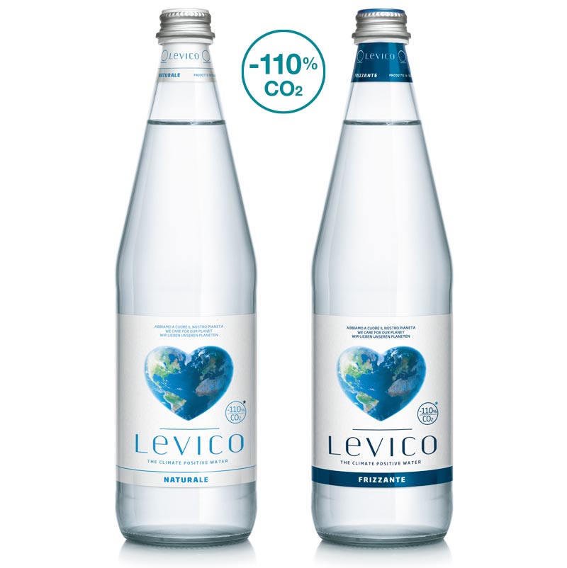 Levico Acque nuove etichette ristorazione limited edition 2023