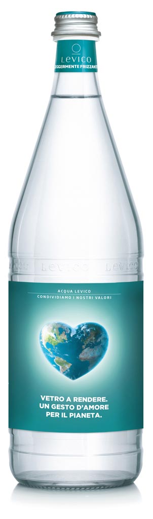 Acqua Levico etichette manifesto