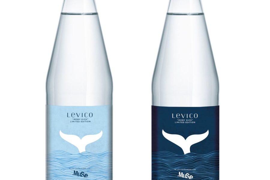 Acqua Levico presenta “Moby Dick” la nuova livrea “limited edition” per la ristorazione, in collaborazione con il MUSE di Trento